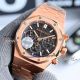 HBF replica audemars piguet royal oak chronograph rose gold black dial watch (10)_th.jpg
